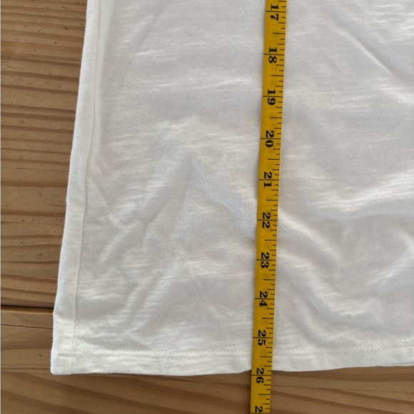 St. John's Bay Soft White Short Sleeve Tee - Picture 6 of 8